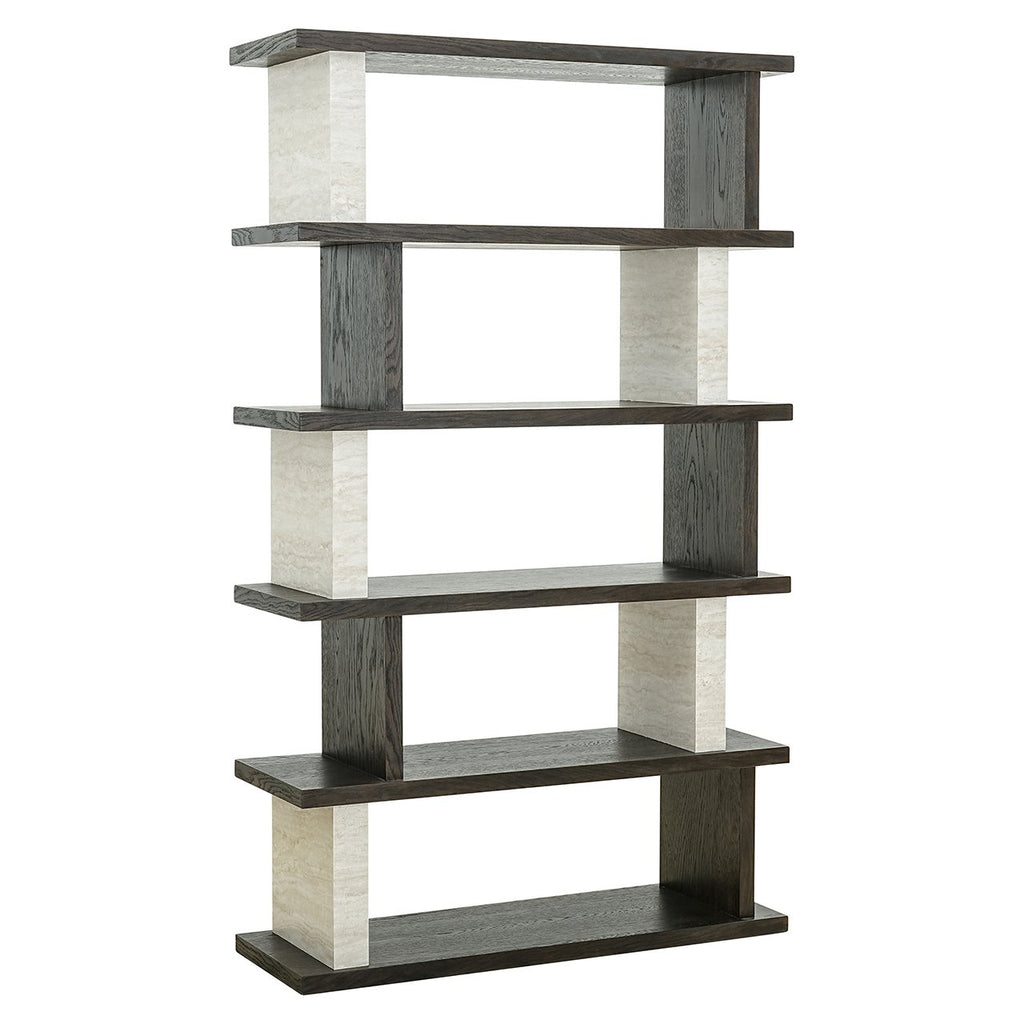 Wandkast Waldorf 4-planken (Bruin)