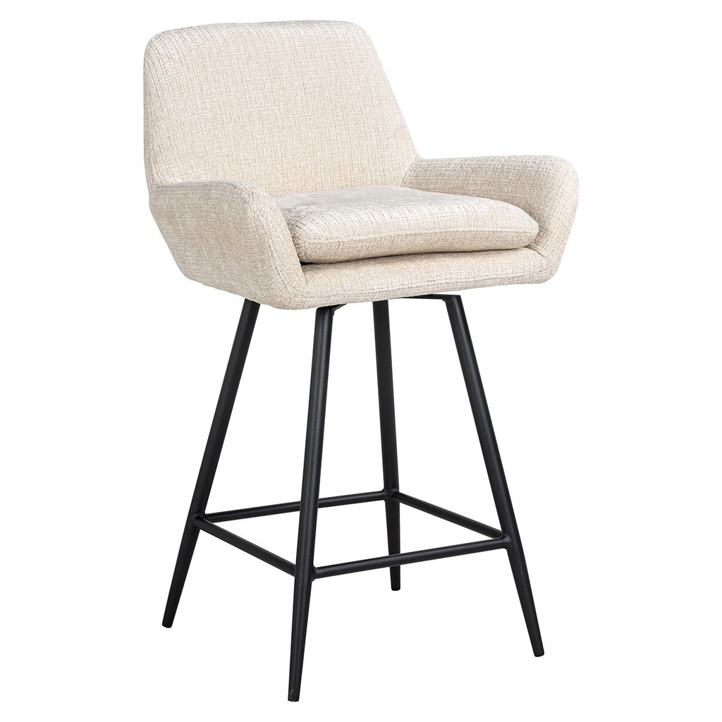 Counterstoel Linsey beige chenille (Niagara 902 beige Chenille)