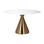Eettafel Tenille 130Ø (Geborsteld Goud)