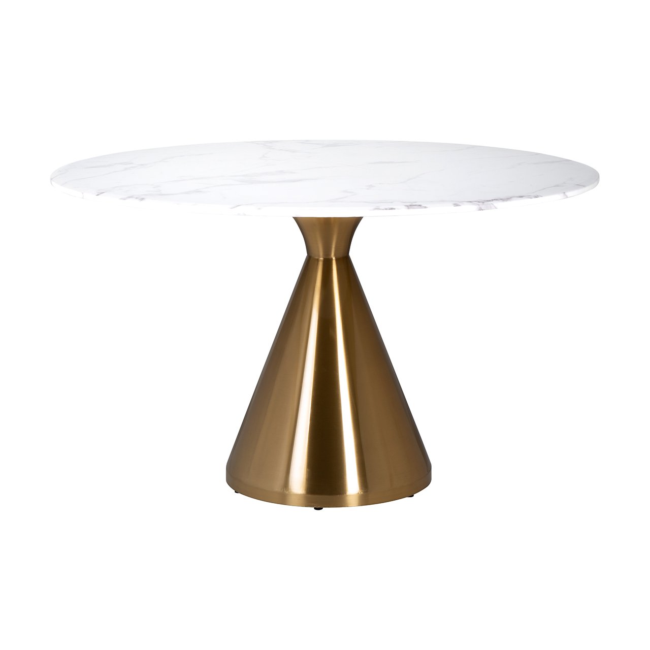 Eettafel Tenille 130Ø (Geborsteld Goud)