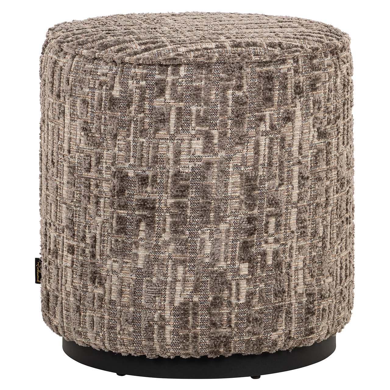 Poef Lexie 45Ø grijs dalia (Dalia 45 Greige)