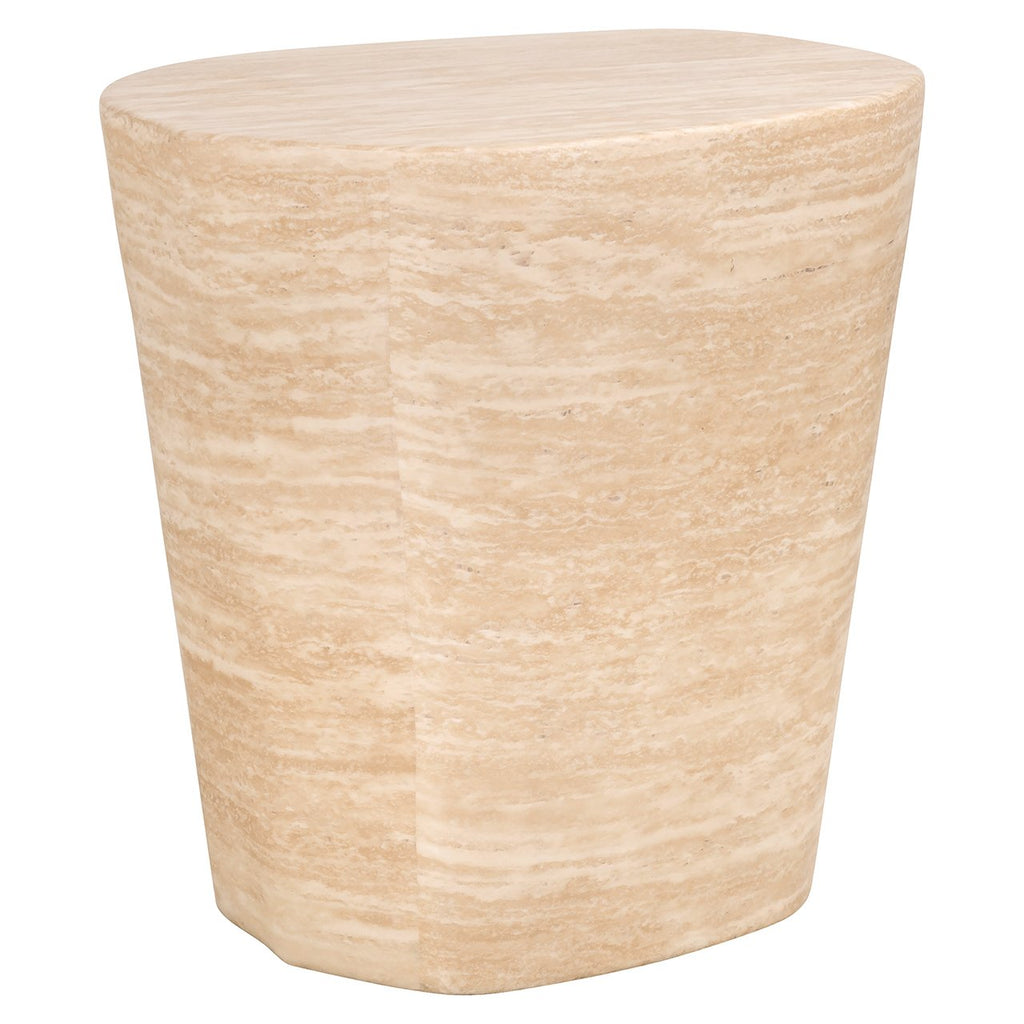 Bijzettafel Fictus Travertijn nep (Beige)
