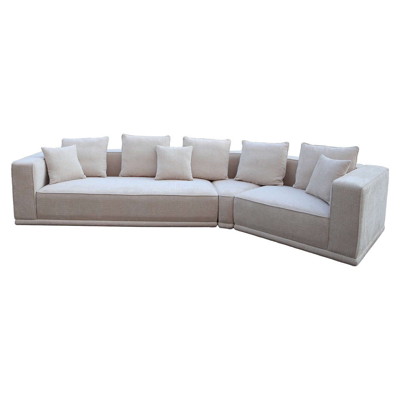 Bank Lusso 4-zits beige chenille (Niagara 902 beige Chenille)