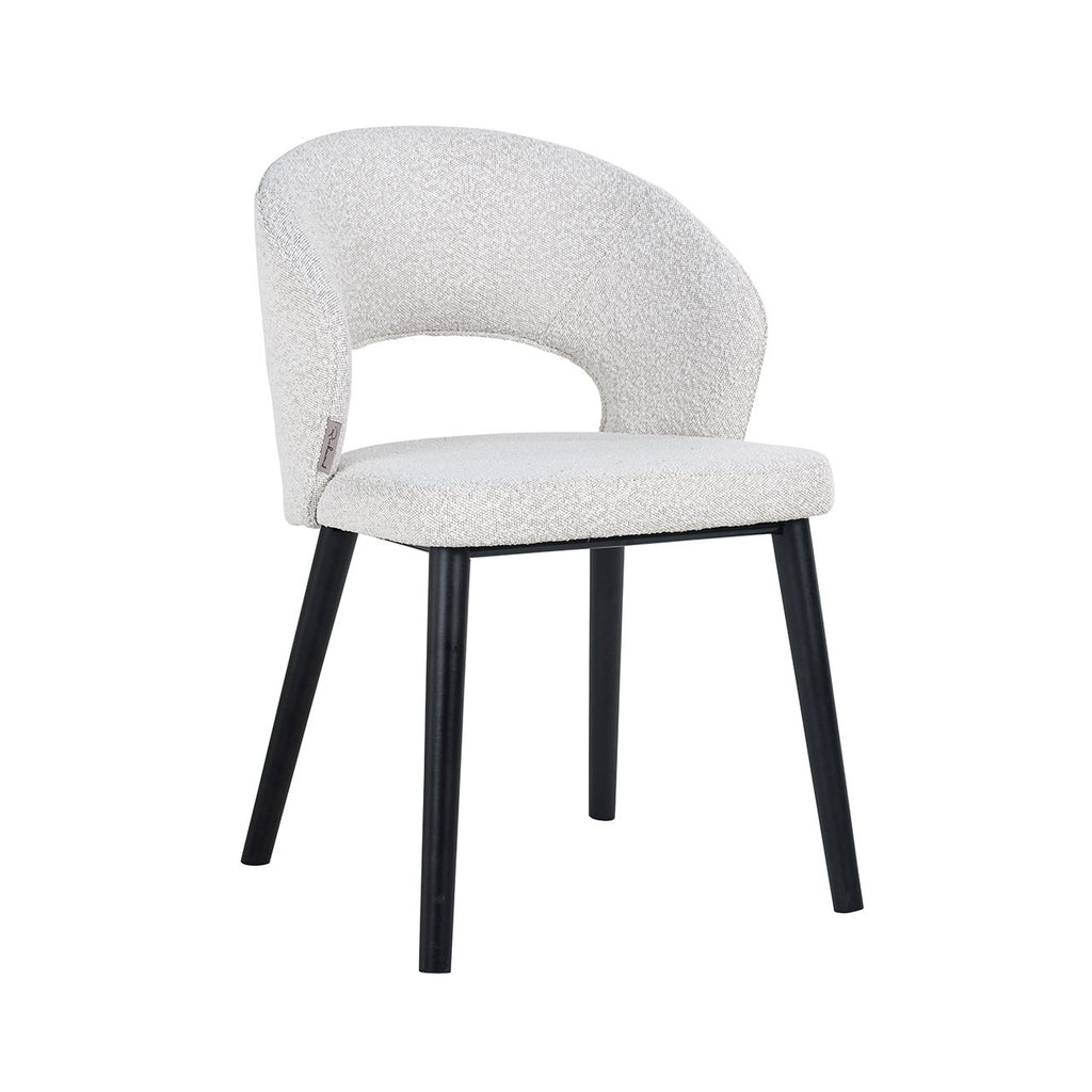 Stoel Savoy wit bouclé (Kopenhagen 900 Bouclé Wit)