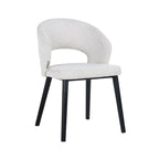 Stoel Savoy wit bouclé (Kopenhagen 900 Bouclé Wit)