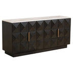 Dressoir Claremont 4-deurs (Bruin)
