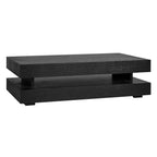 Salontafel Oakura blok H (Zwart)