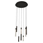 Hanglamp Oxley 8 lampen (Brons)