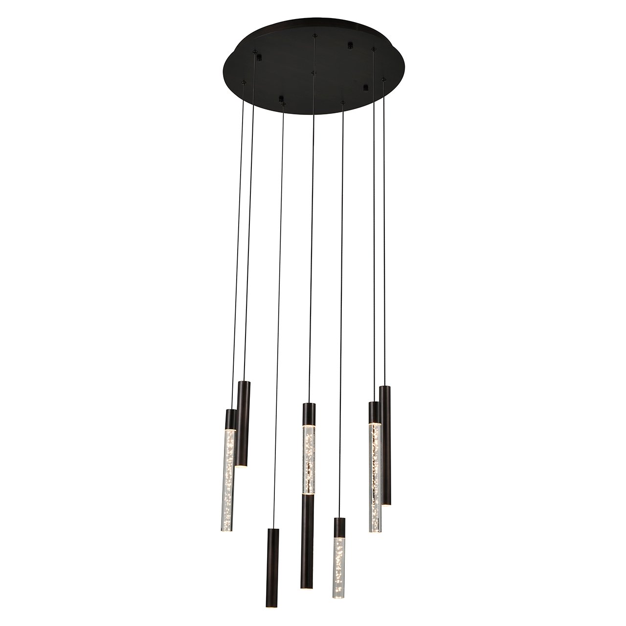 Hanglamp Oxley 8 lampen (Brons)