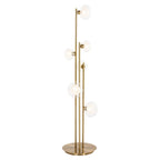 Vloerlamp Luva messing (Geborsteld Goud)