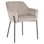 Stoel Fay khaki fluweel brandvertragend (FR-Quartz 903 Khaki)