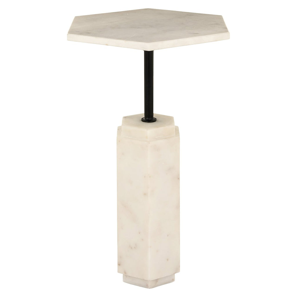 Bijzettafel Lilitha (Zwart/wit)