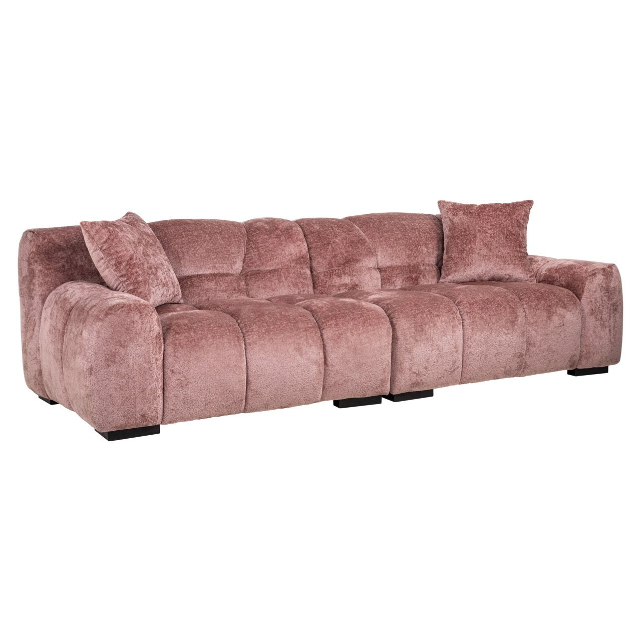 Bank Charelle roze chenille (Bergen 705 roze chenille)