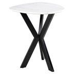 Bijzettafel Trocadero wit (Zwart/wit)
