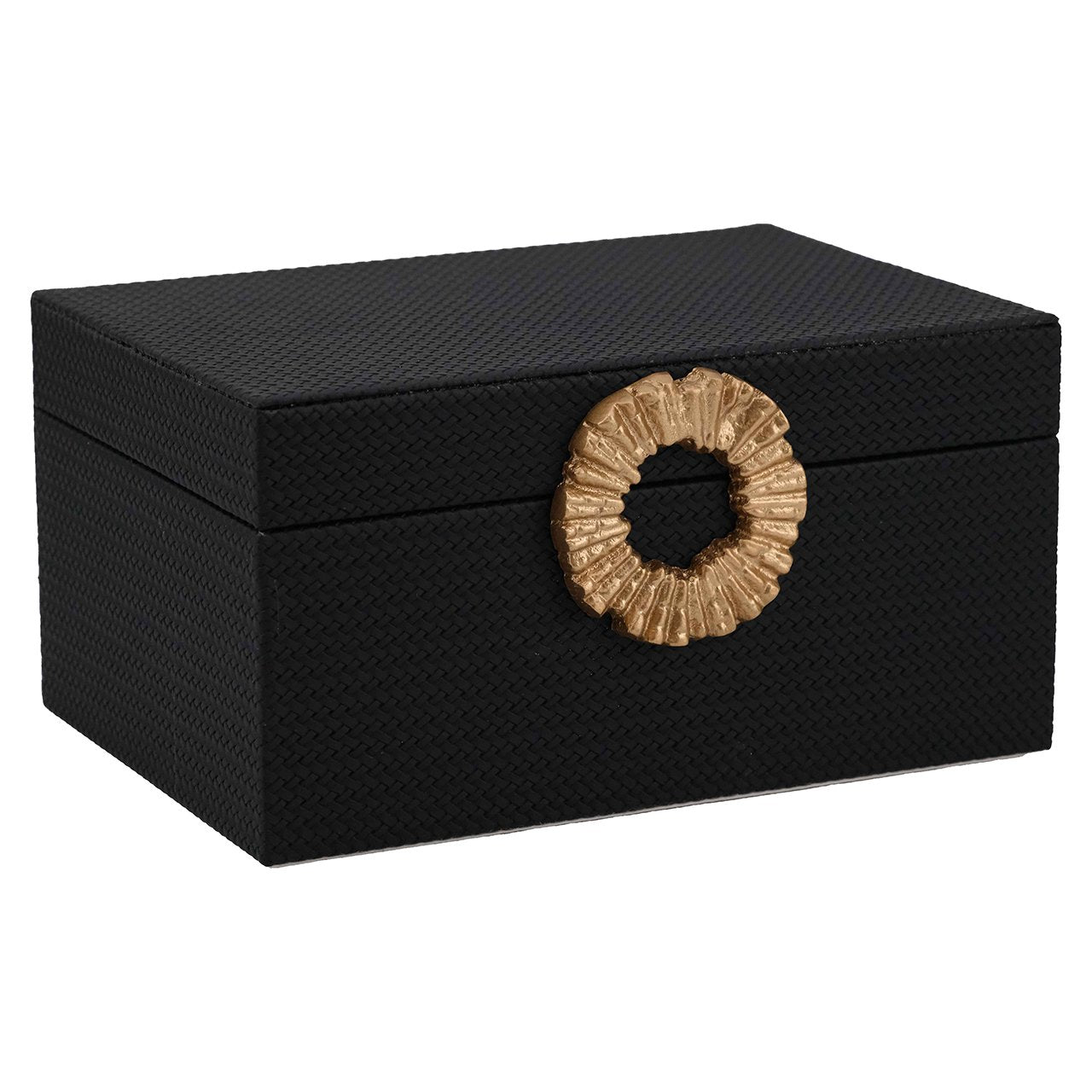 Opbergbox Amal groot (Zwart/goud)