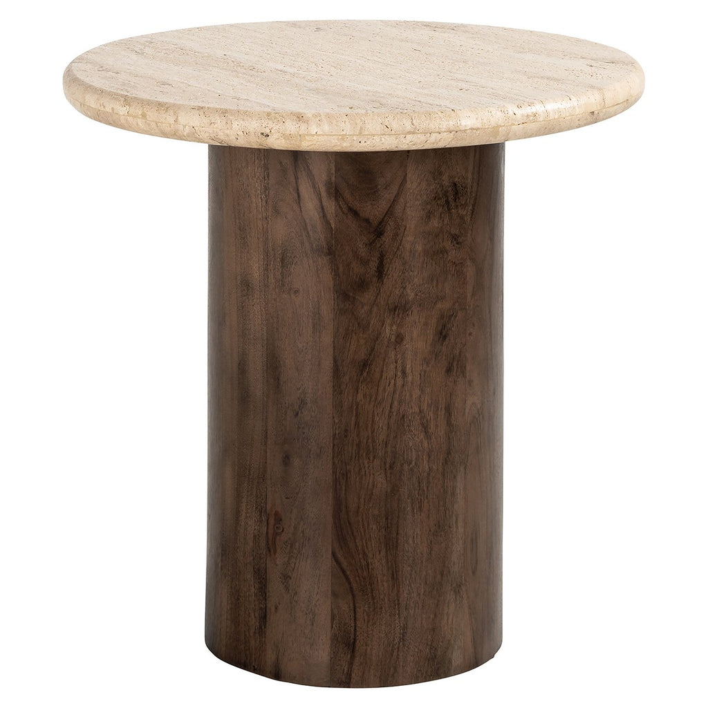 Bijzettafel Douglas 50Ø (Bruin)