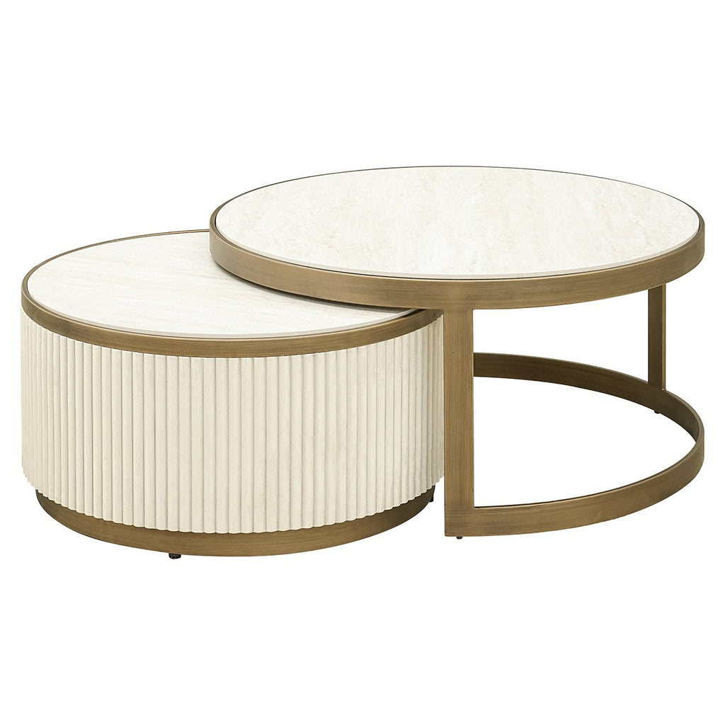 Salontafel Tivoli set van 2 (Wit)