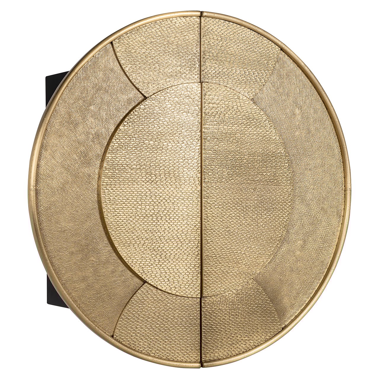 Wandkast Bowie (Zwart/goud)