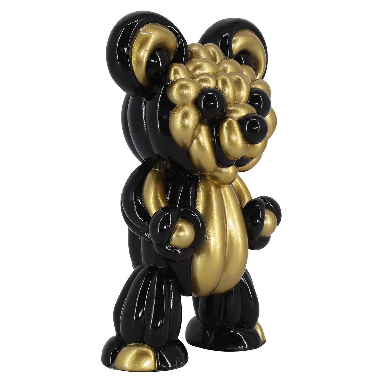 Deco object Silly (Zwart/goud)