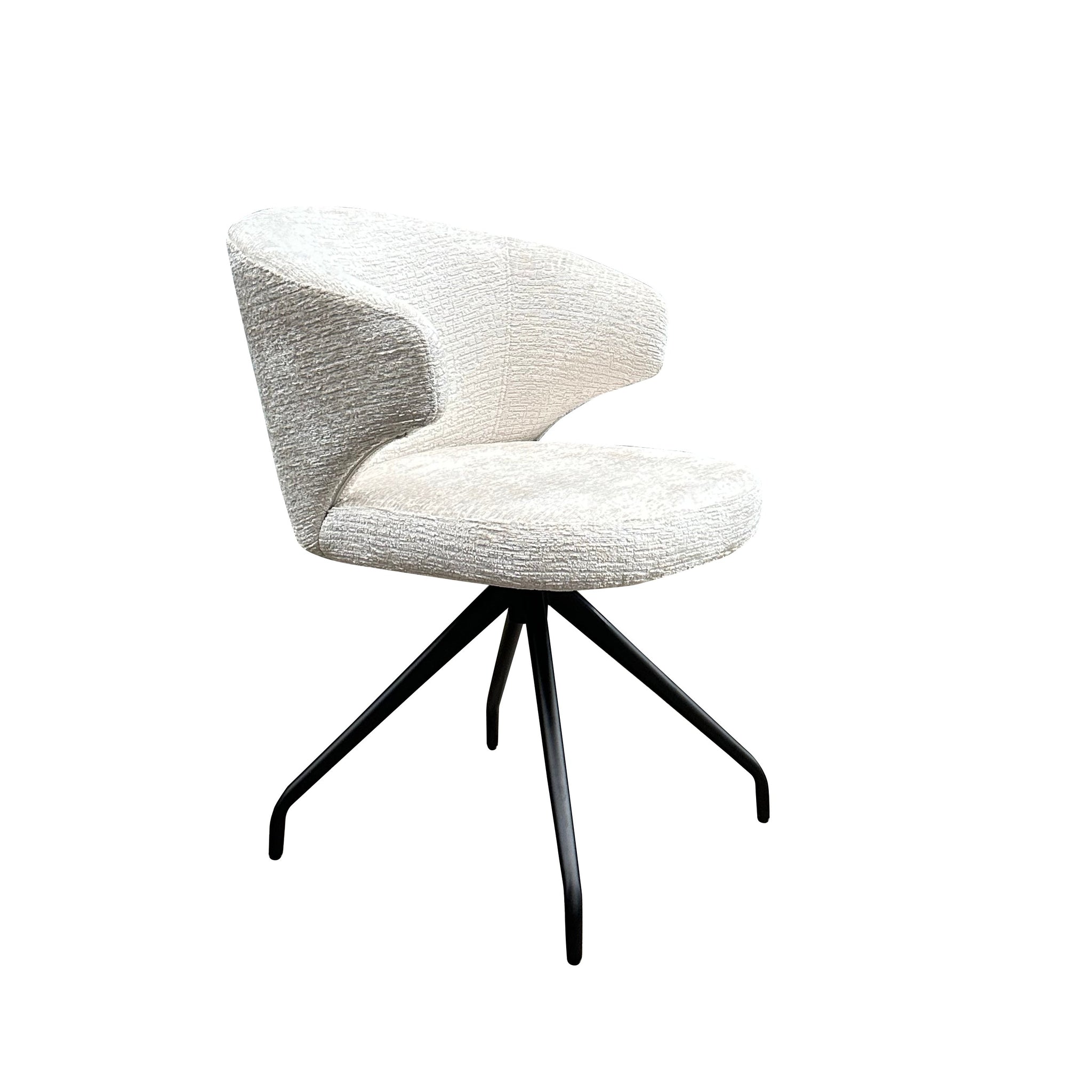 Draaistoel Milly crème fusion (Fusion crème 02)