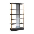 Wandkast Rigley met spiegel (Antraciet)