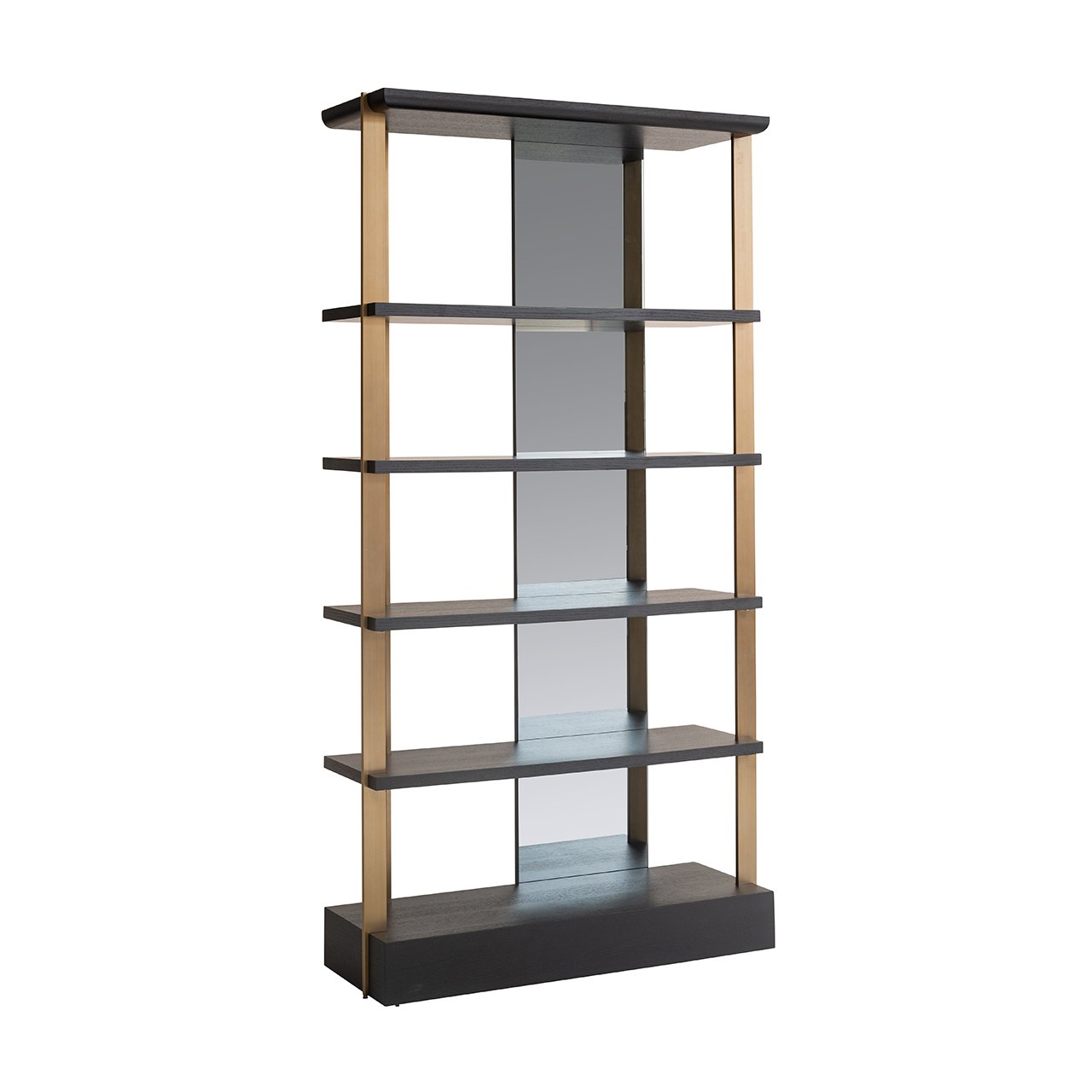Wandkast Rigley met spiegel (Antraciet)