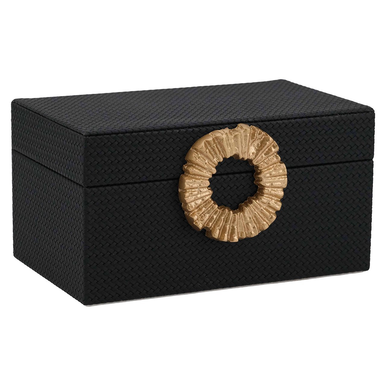 Opbergbox Amal klein (Zwart/goud)