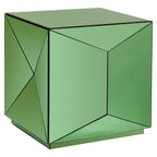 Bijzettafel Shifra spiegel groen (Groen)