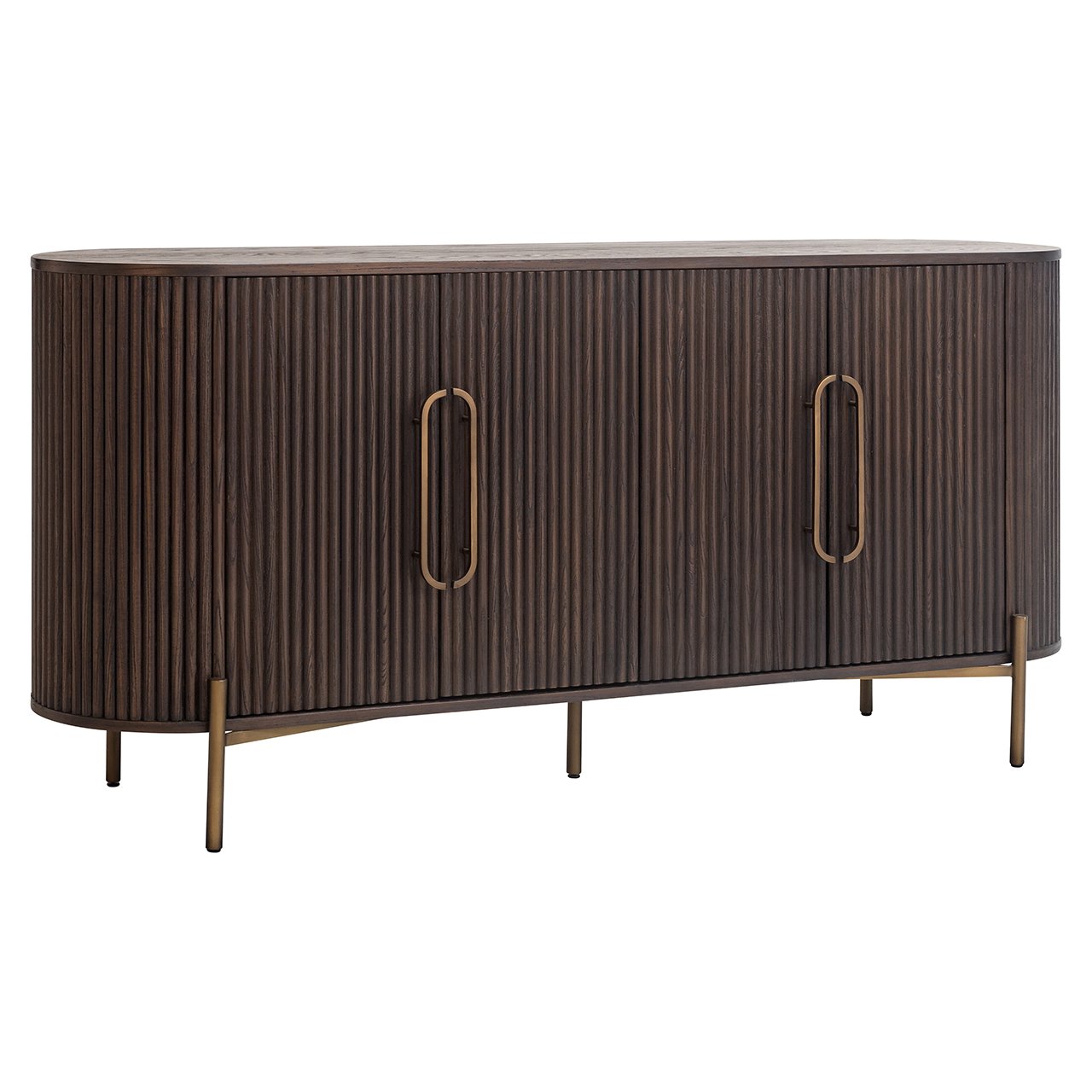 Dressoir Luxor 4-deurs (Bruin)