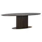 Eettafel Luxor ovaal 235 (Bruin)