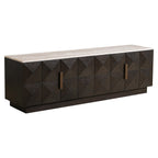 Tv-meubel Claremont 4-deurs (Bruin)
