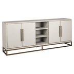 Dressoir Whitebone messing 4-deuren (Verona Grijs)