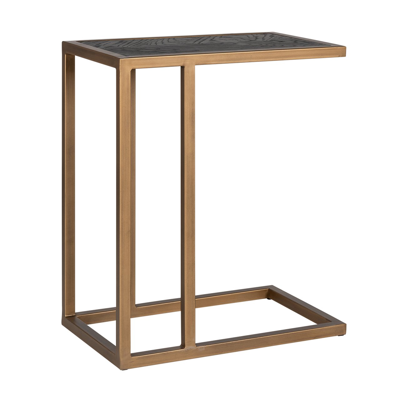 Sofatafel Blackbone messing (Zwart rustiek)