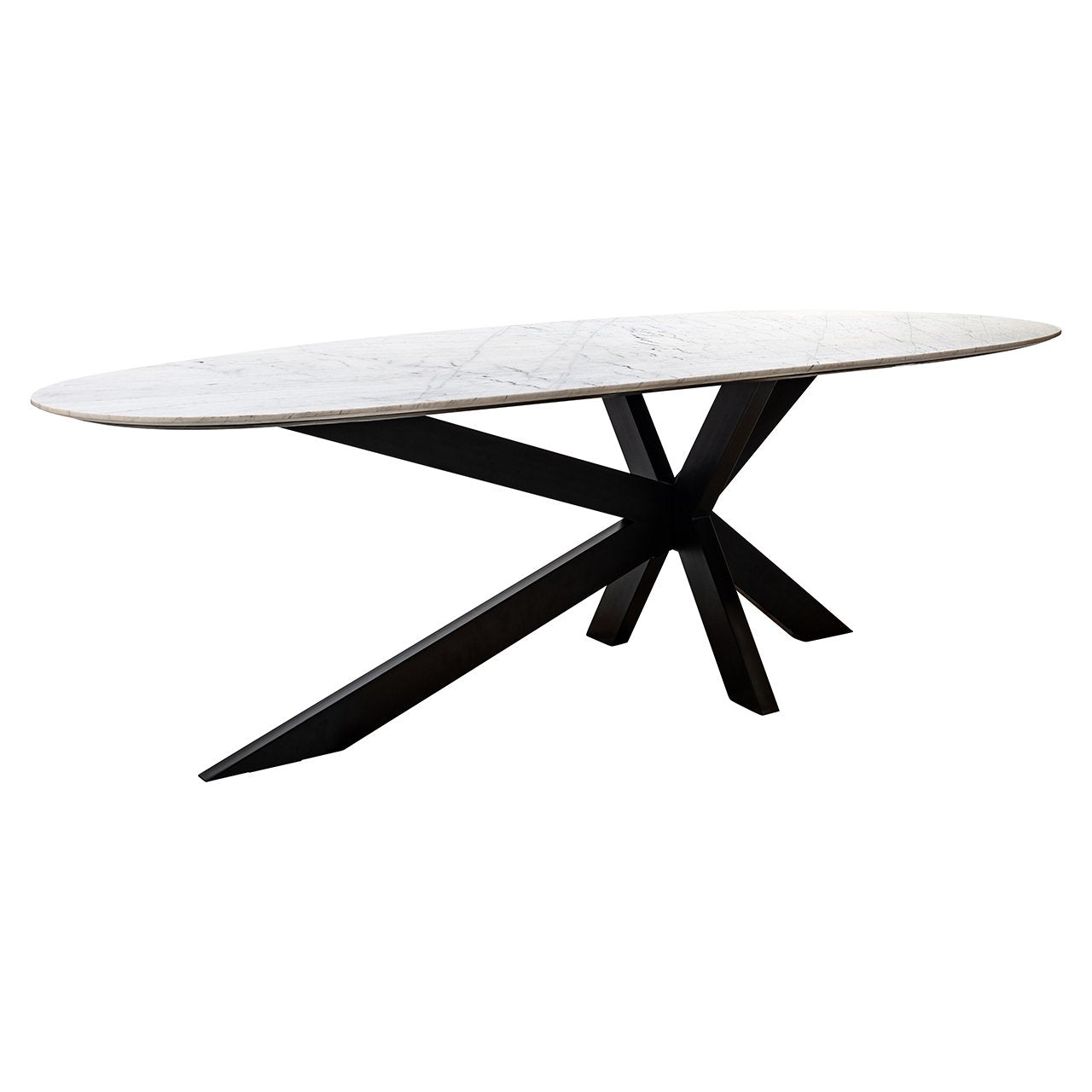 Eettafel Trocadero wit (Zwart/wit)