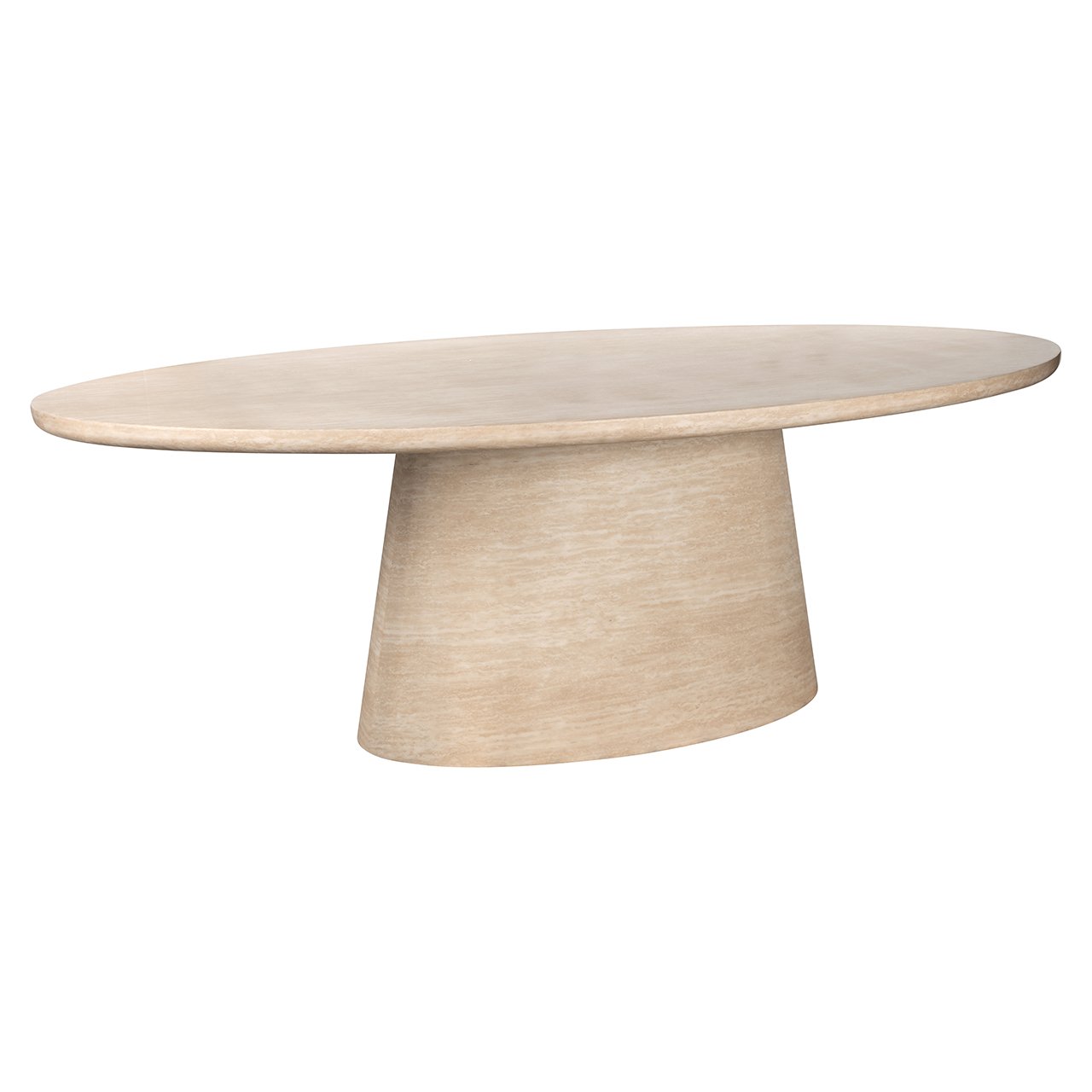 Eettafel Fictus 240 Travertijn nep (Beige)