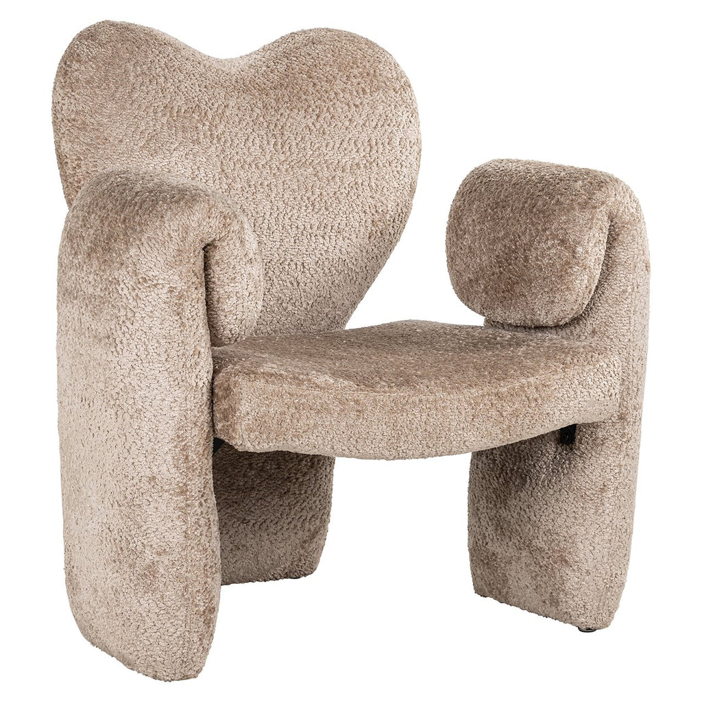 Fauteuil Didi natuurlijke schapenvacht (Schapenvacht 01 natuur)
