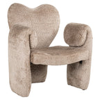 Fauteuil Didi natuurlijke schapenvacht (Schapenvacht 01 natuur)