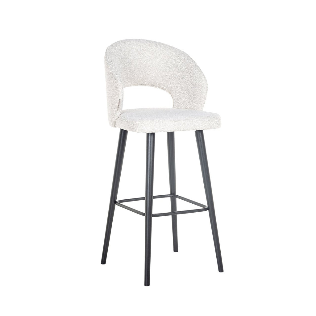 Barstoel Savoy wit bouclé (Copenhagen 900 Bouclé White)