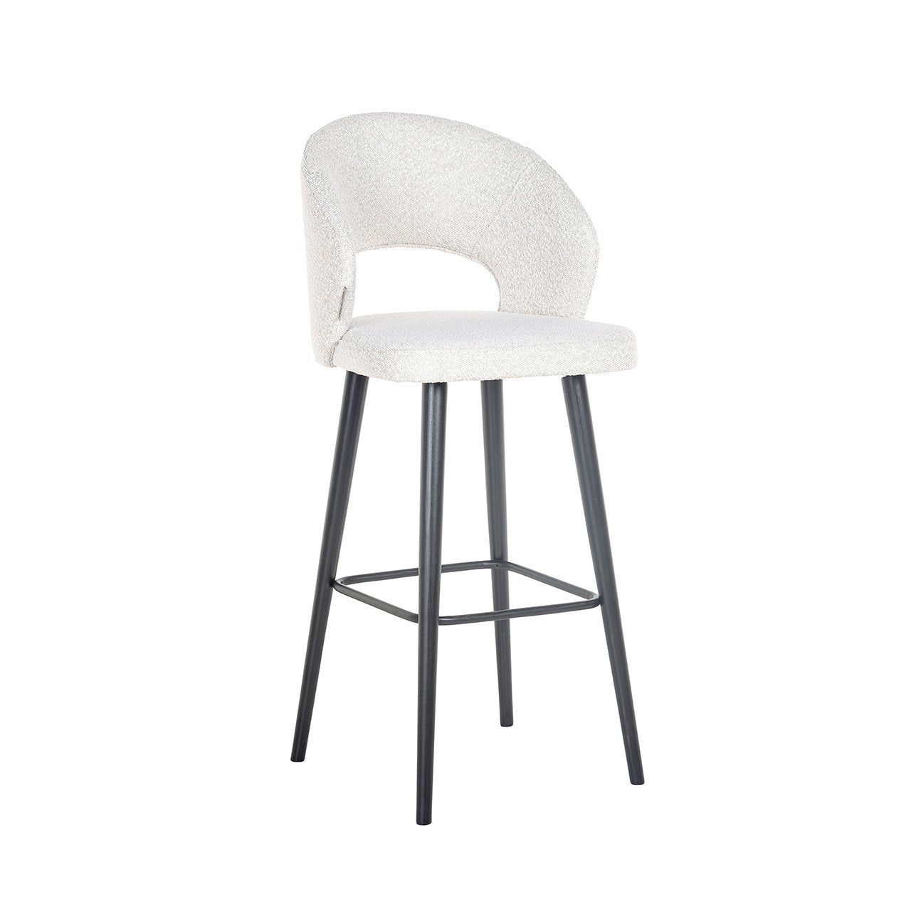 Barstoel Savoy wit bouclé (Copenhagen 900 Bouclé White)
