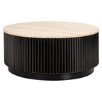 Salontafel Hampton 90Ø (Donkerbruin)