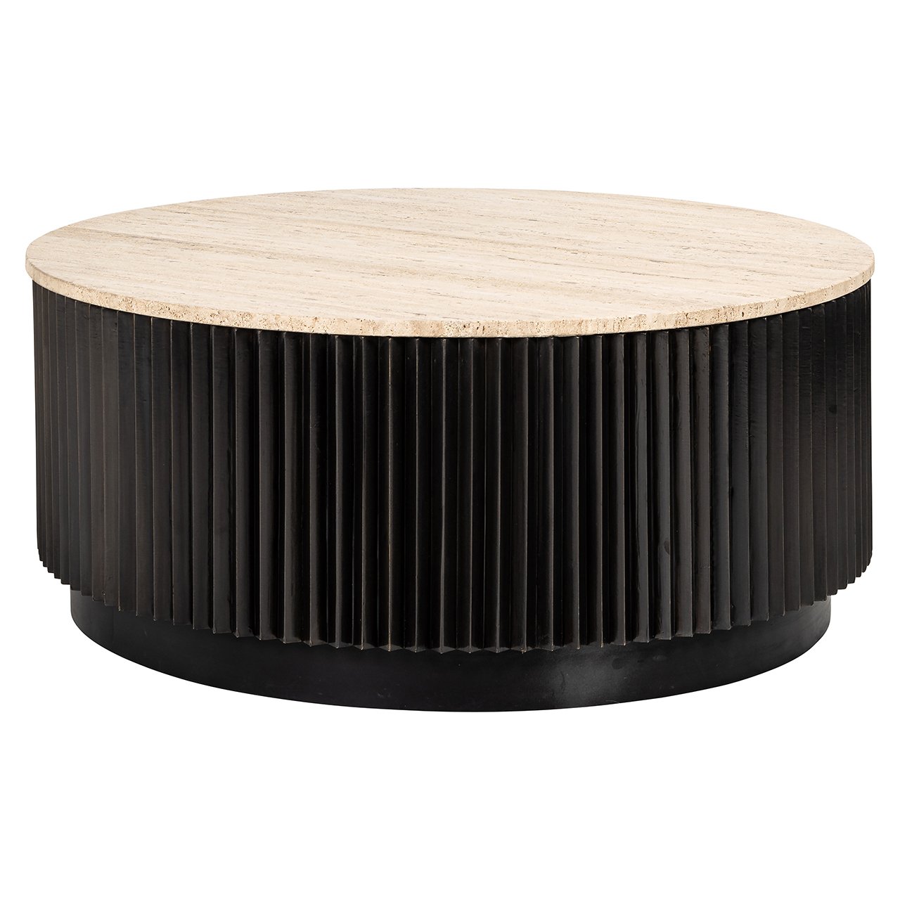 Salontafel Hampton 90Ø (Donkerbruin)
