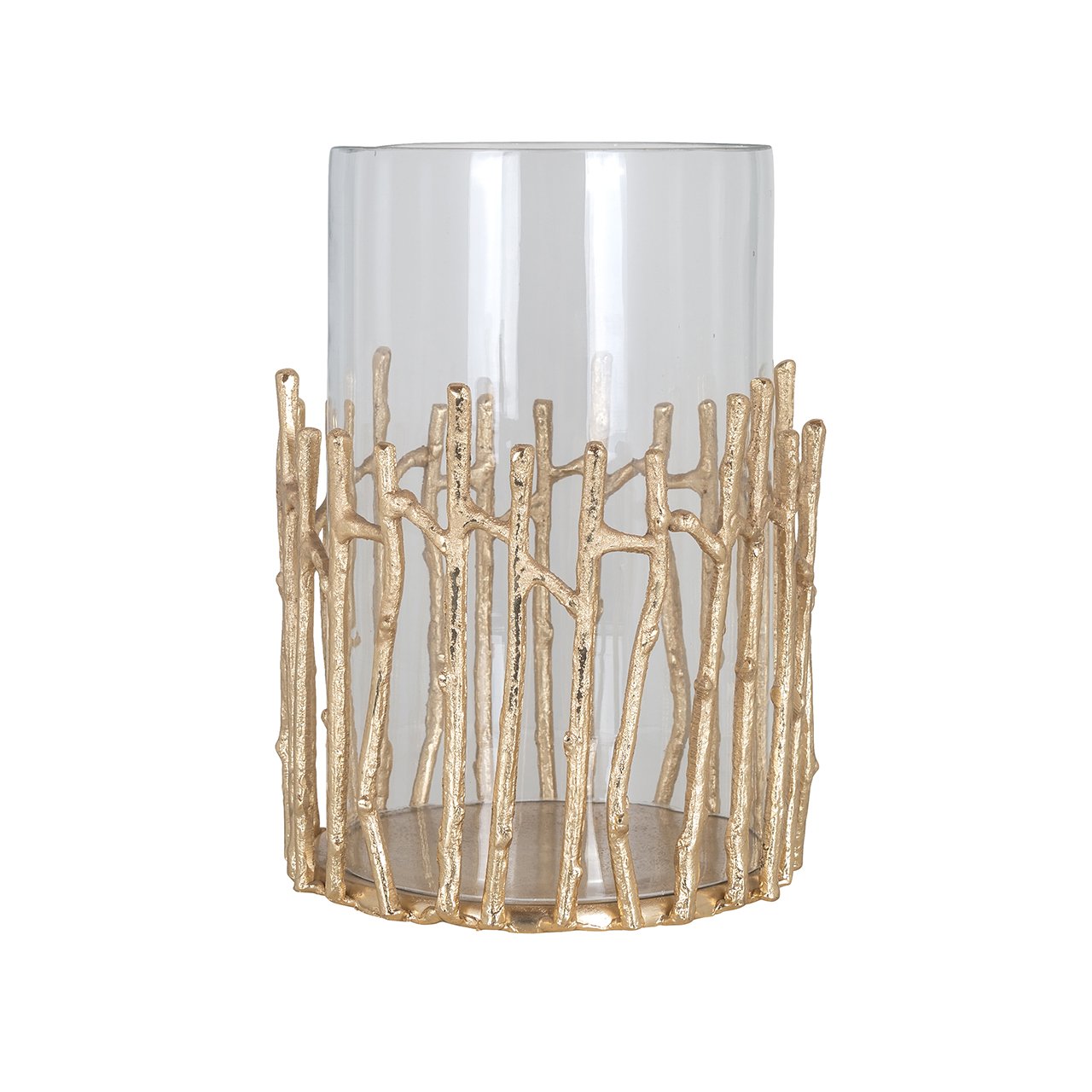 Windlicht Loretta groot (Goud)