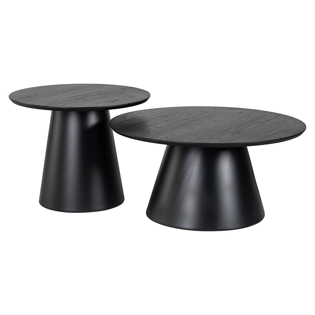 Salontafel Jazz set van 2 (Zwart)