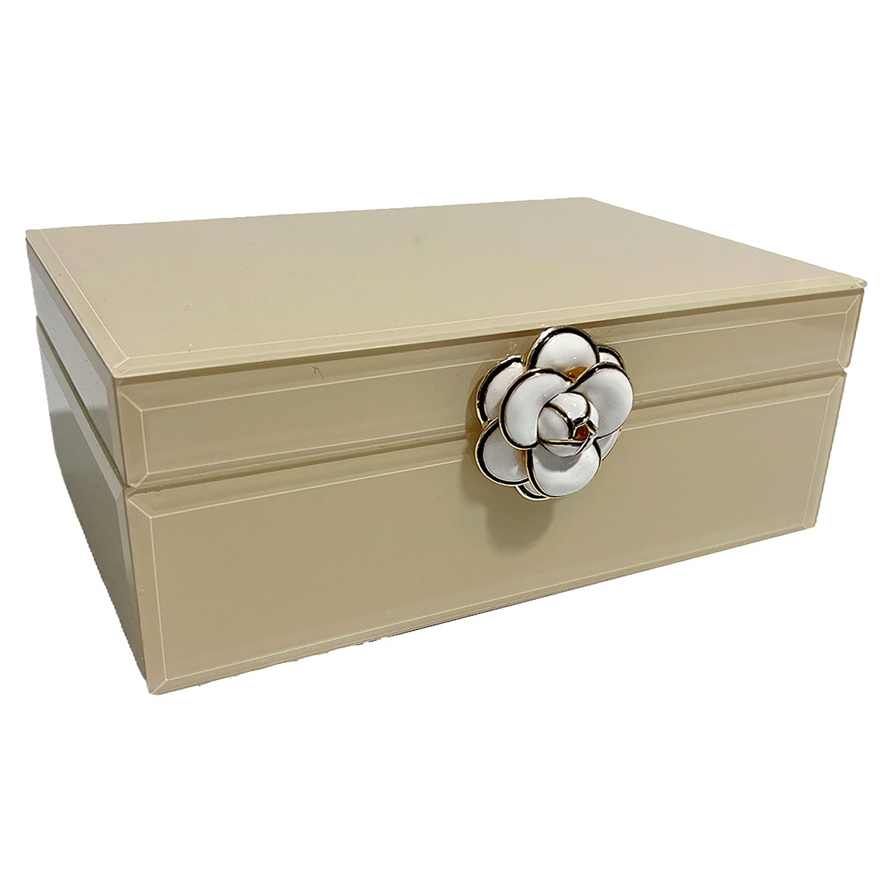 Opbergbox Abbey groot (Ivoor)