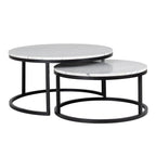 Salontafel Lexington set van 2 (Wit)