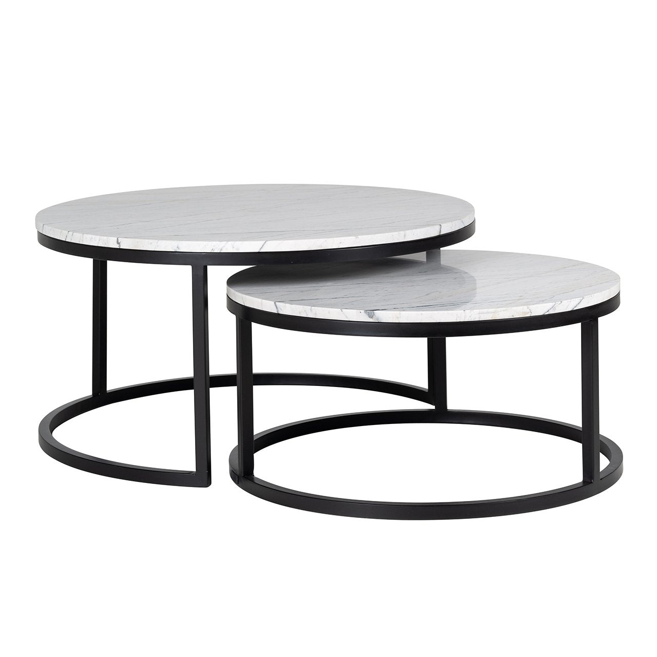 Salontafel Lexington set van 2 (Wit)