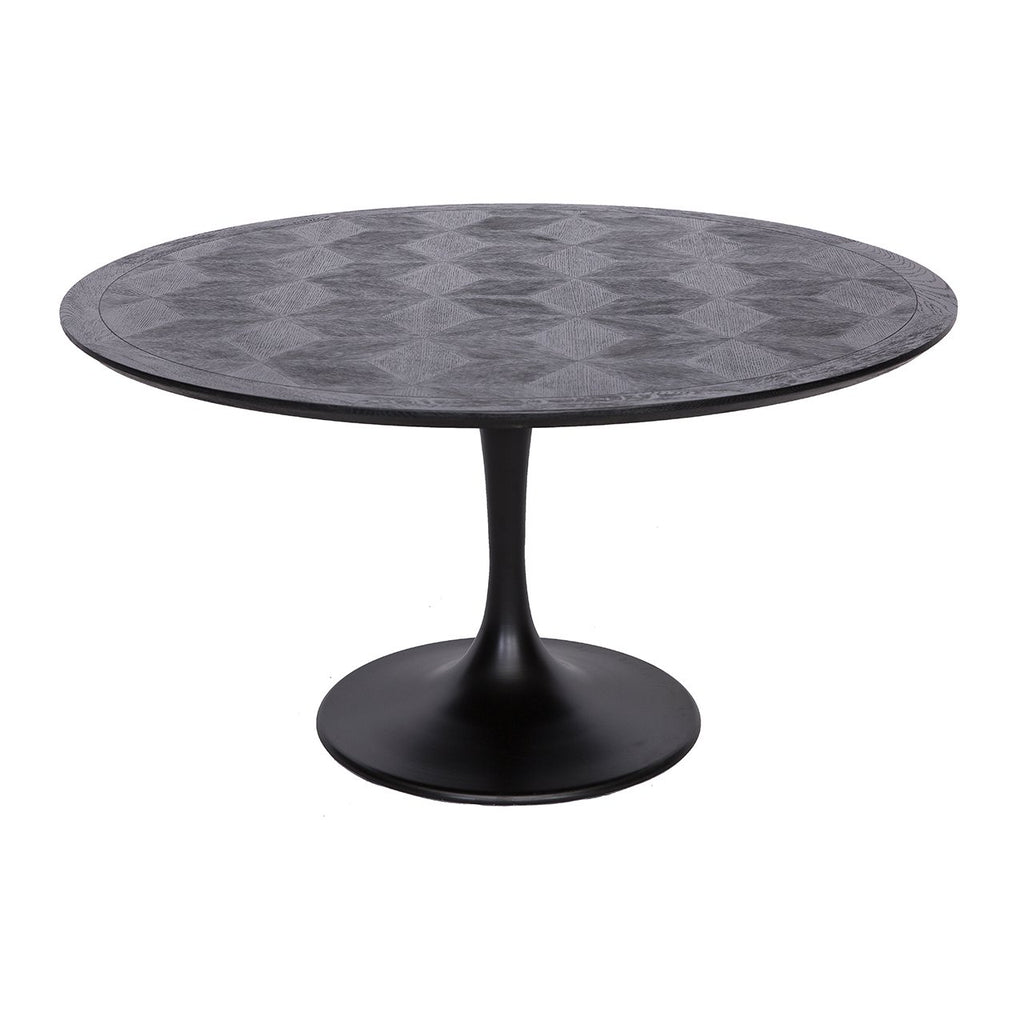 Eettafel Blax 140Ø (Zwart)