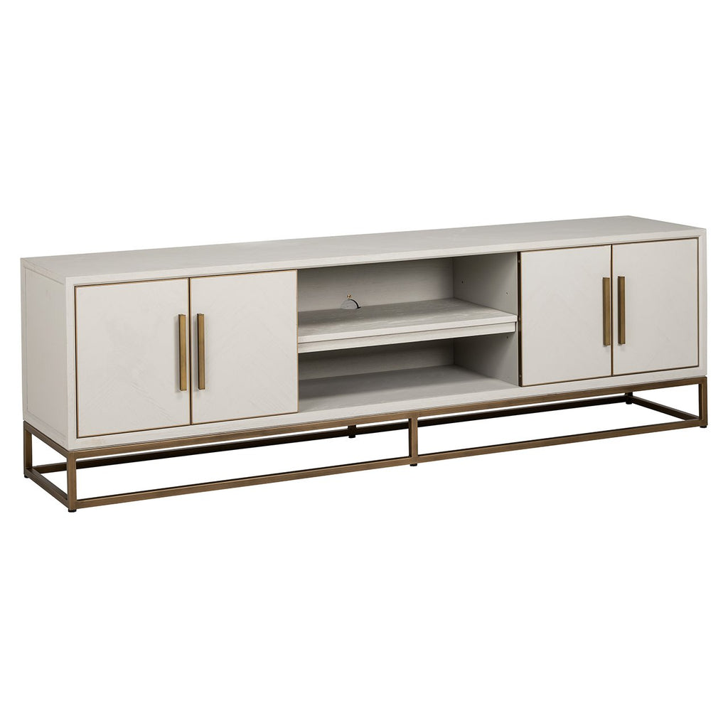 TV-meubel Whitebone messing 4-deuren 200 (Verona Grijs)