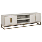 TV-meubel Whitebone messing 4-deuren 200 (Verona Grijs)