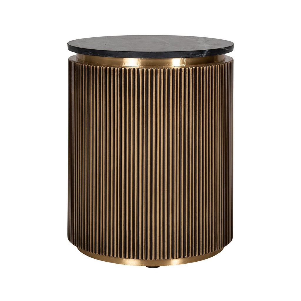 Bijzettafel Ironville 50Ø (Goud)